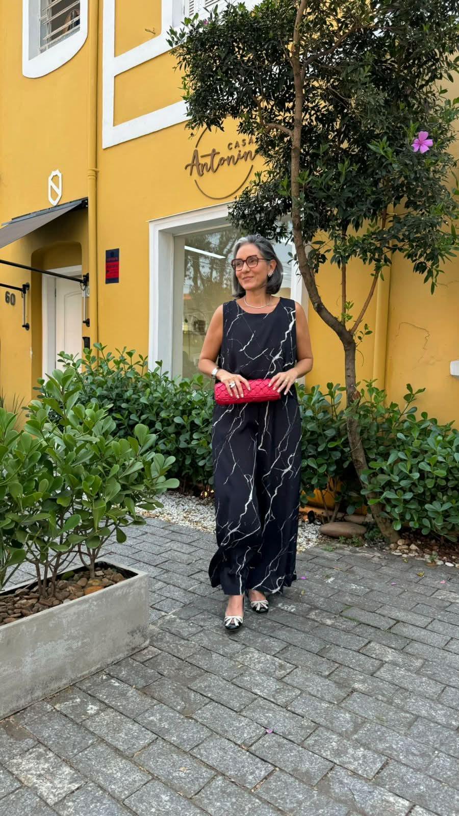 Conjunto Carrara Nero P&B Carmelia