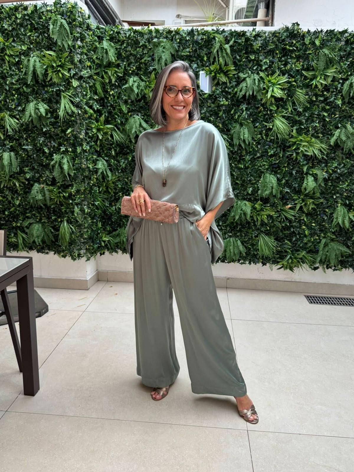 Conjunto Kimono Viscose Acetinado Carmelia