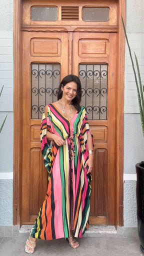 Kaftan Color Stripes Carmelia