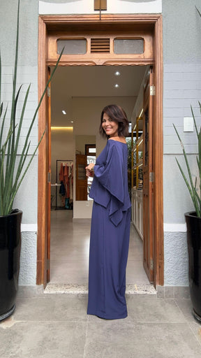 Conjunto Kimono Seda Pura Carmelia