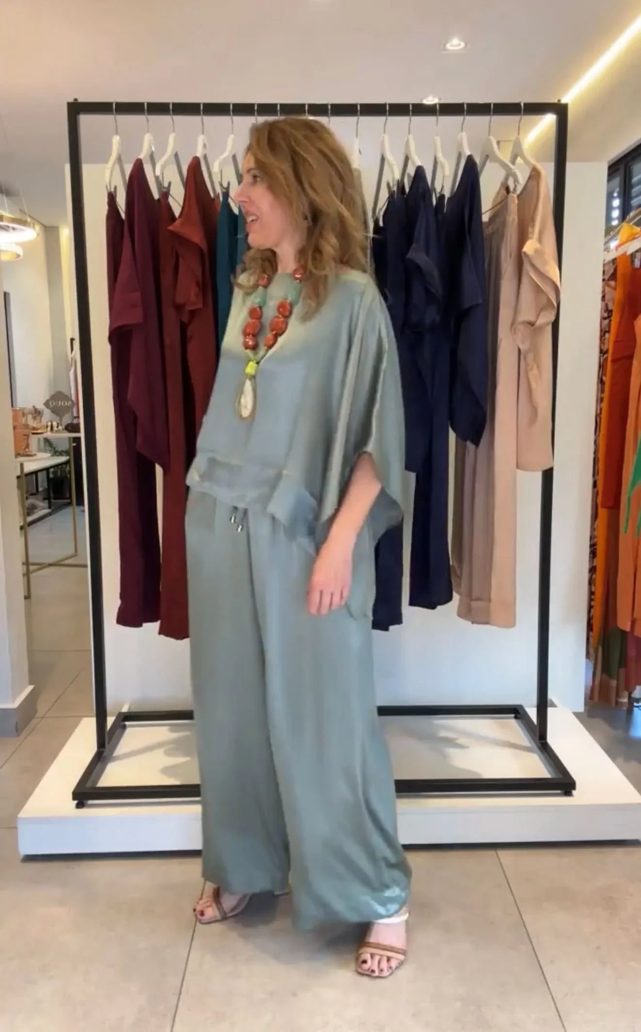 Conjunto Kimono Viscose Acetinado Carmelia