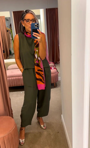 Conjunto Laguna em Seda Pura Carmelia