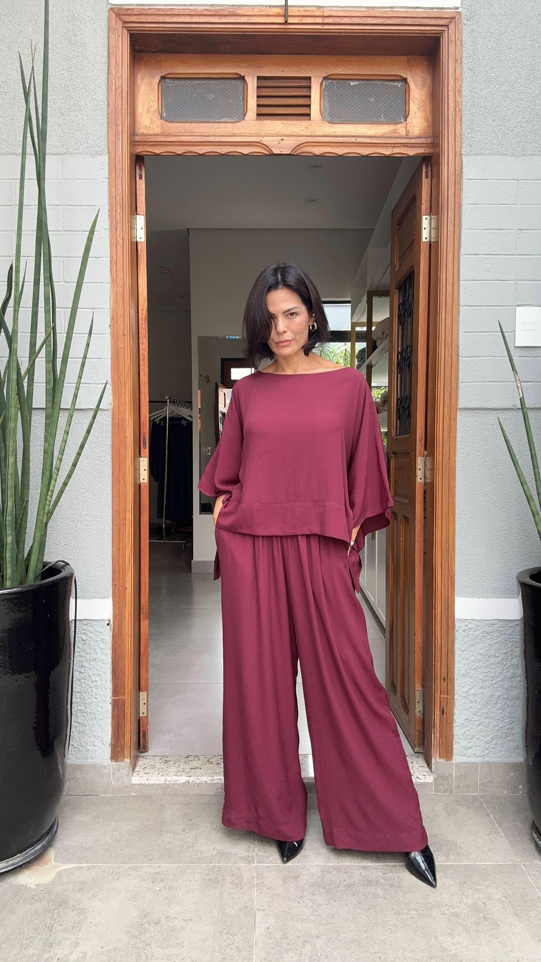 Conjunto Kimono Viscose Carmelia