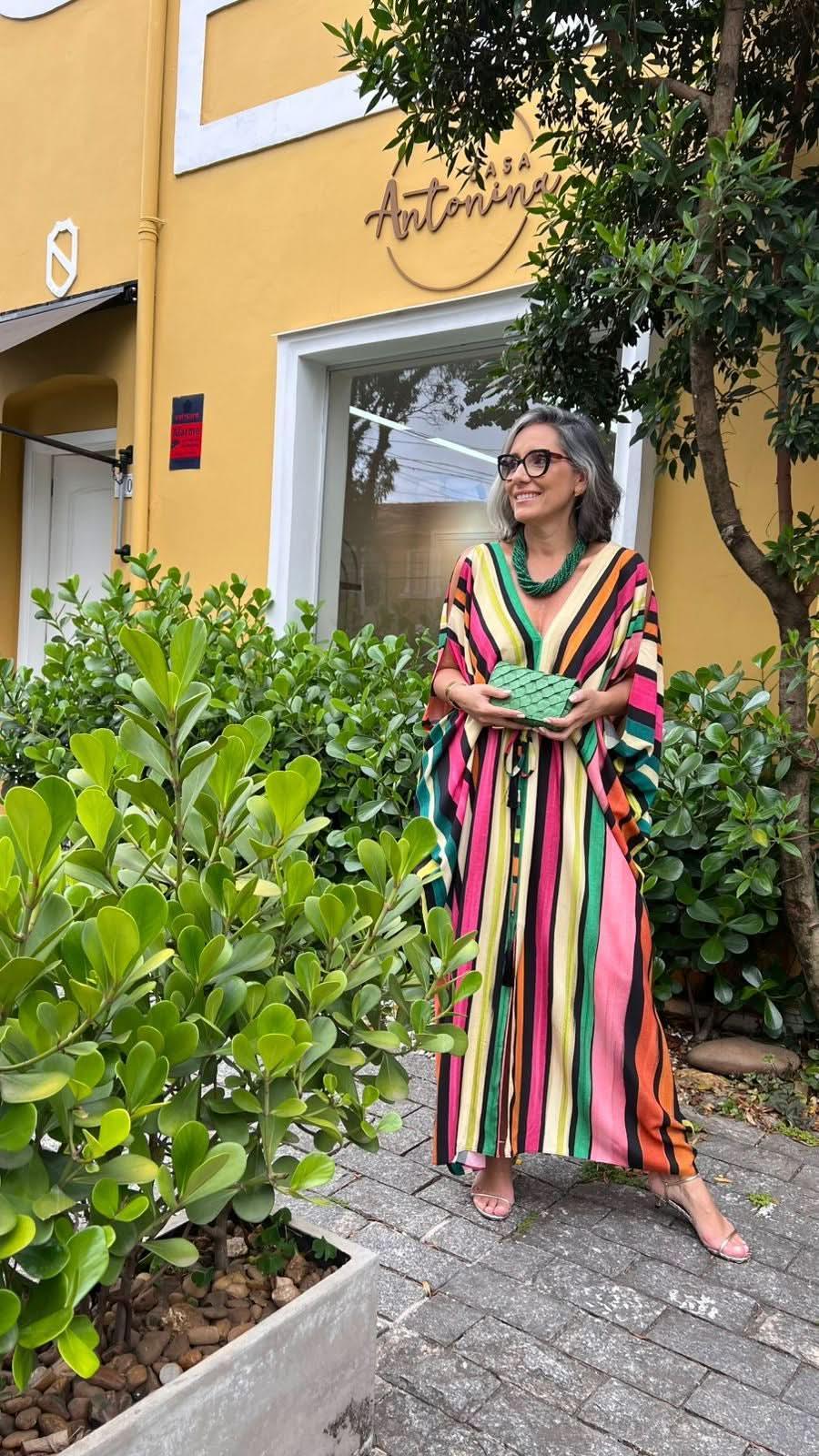 Kaftan Color Stripes Carmelia