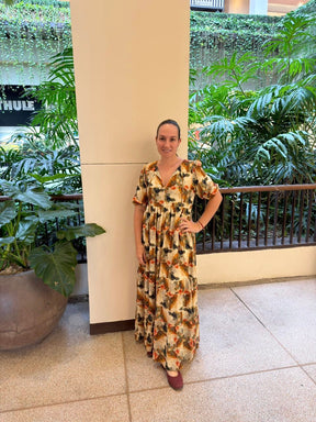 Vestido Camila Estampa Carmel Carmelia