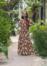 Vestido Camila Estampa Carmel Carmelia