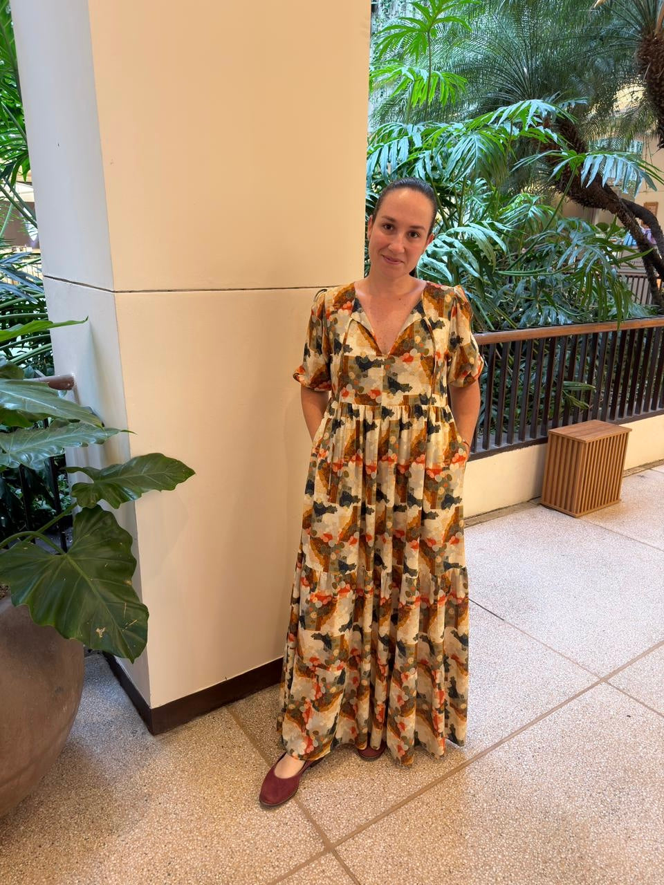 Vestido Camila Estampa Carmel Carmelia