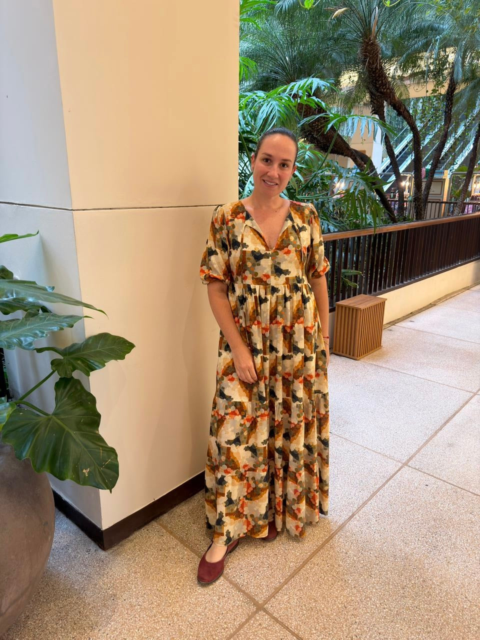 Vestido Camila Estampa Carmel Carmelia