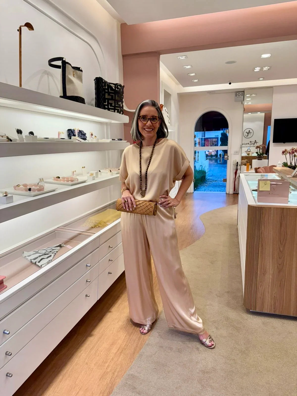 Conjunto Viscose Acetinado Carmelia