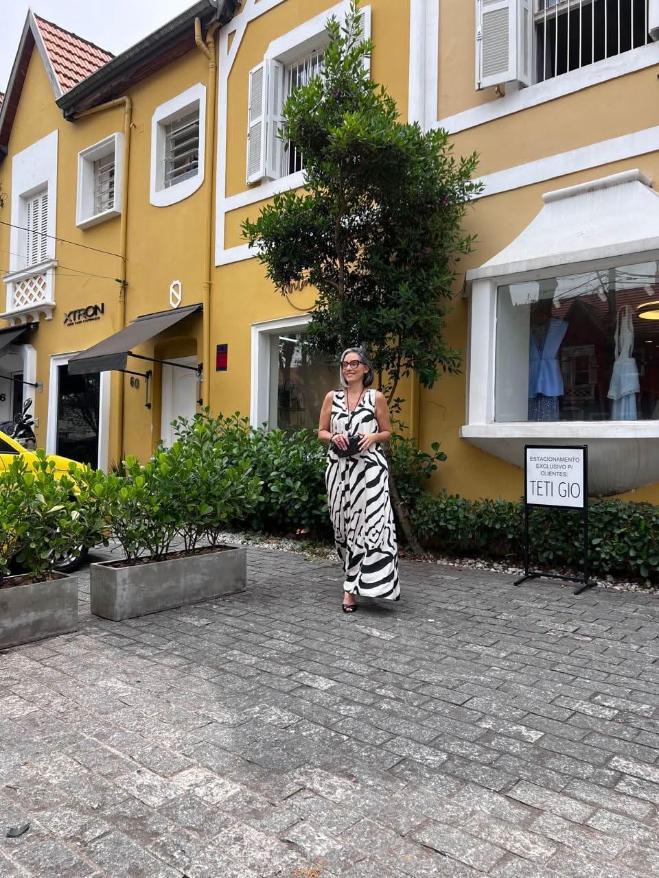 Vestido Pregas Ezilda Carmelia